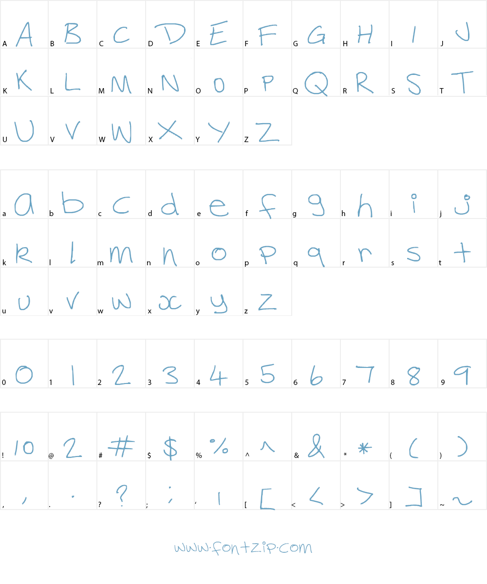 schools Back Font Character